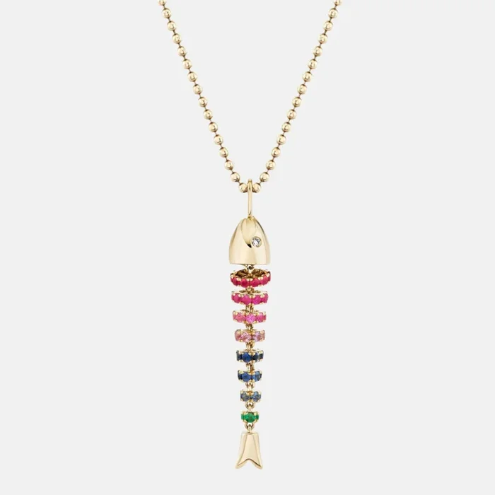 Kinetic Rainbow Poisson Pendant