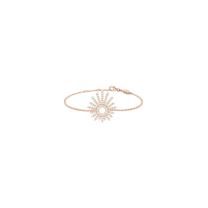 Korloff Divine Fougue bracelet with rose gold chain and diamonds | LEPAGE