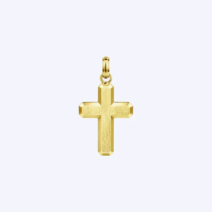Kyle Brushed Cross Pendant