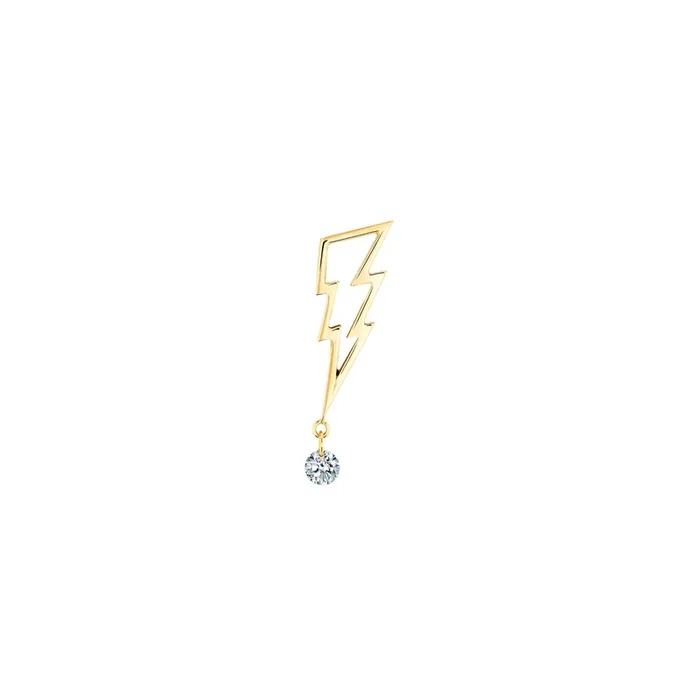 La Brune et La Blonde Coup de Foudre earring yellow gold diamond | LEPAGE