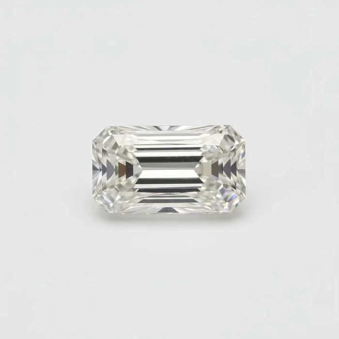 Lab Grown Diamond 10PC Tiny 2.5×5 MM Baguette Faceted White Sparkling Man Made Gems