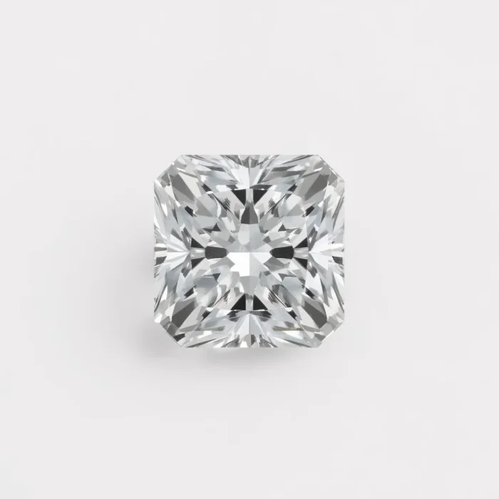 Lab Grown Diamond 1PC Chunky 13×13 MM Square Faceted White Natural Man Made Gems
