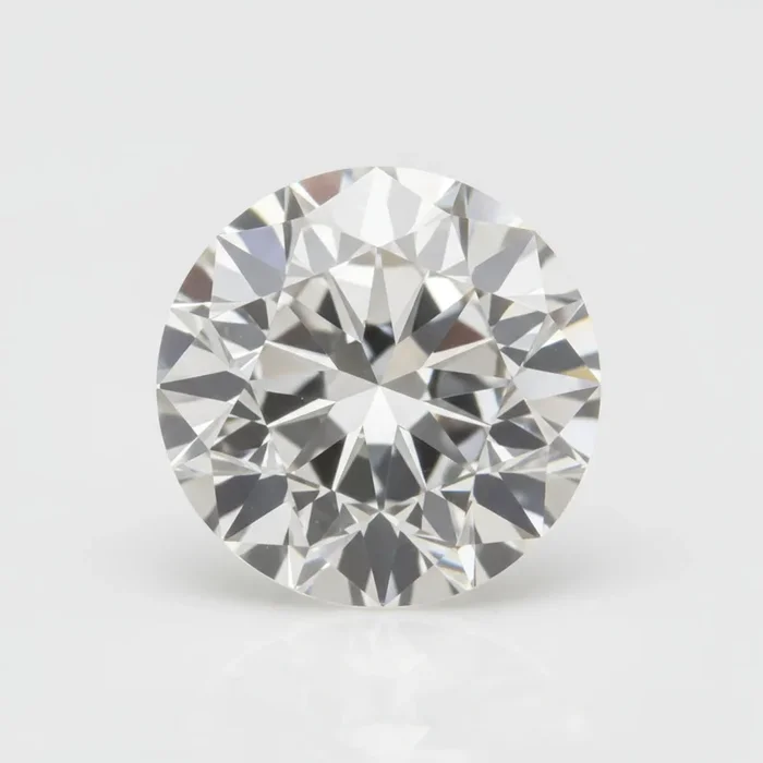 Lab Grown Diamond 1PC Chunky 14×14 MM Round Faceted White Genuine Man Made Loose Gems