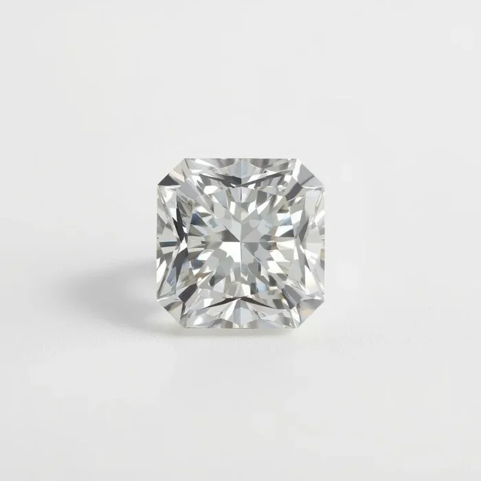 Lab Grown Diamond 1PC Large 11×11 MM Square Faceted White Fine Man Made Loose Gemstone