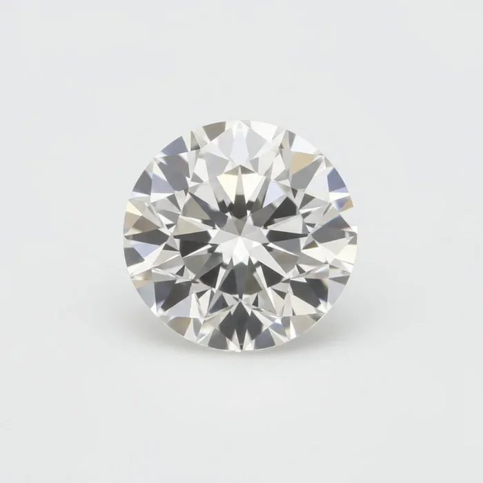 Lab Grown Diamond 1PC Small 8×8 MM Round Faceted White Luster Man Made Loose Gemstones