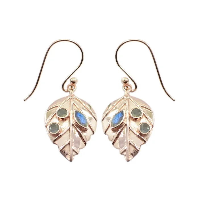 Labradorite Turkish Isabelle multiple Dangle Gray 925 Silver Earring