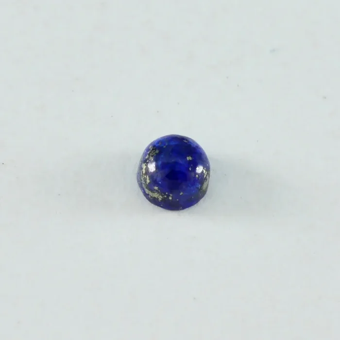 Lapis Lazuli 1PC Small 8×8 MM Round Cabochon Blue Natural semi Precious Semi Precious Gemstone