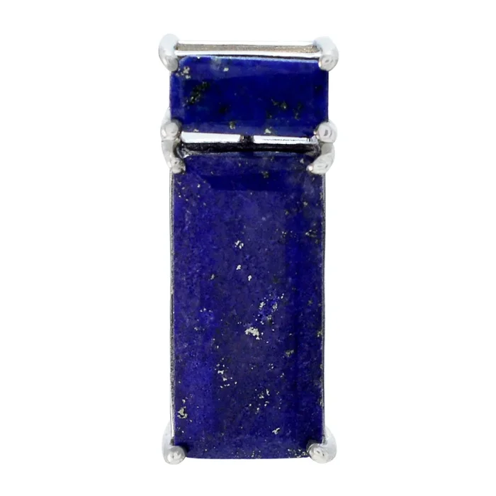 Lapis Lazuli Elegant Japanese 92.5 Silver Toi et Moi Emi propsel Blue Pendant Jewellery