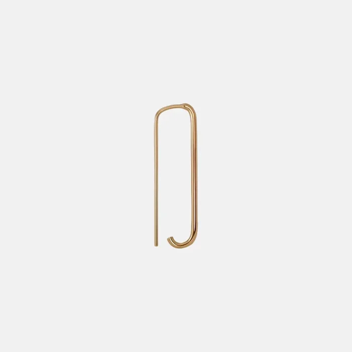 Large Paperclip Earring