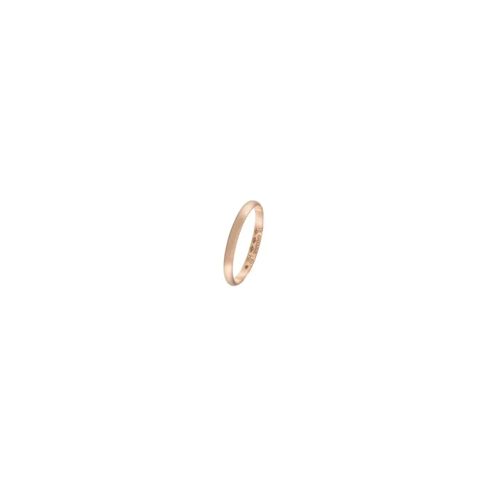 Le Gramme Demi-Jonc wedding ring La 2g red gold Smooth Brushed – Lepage