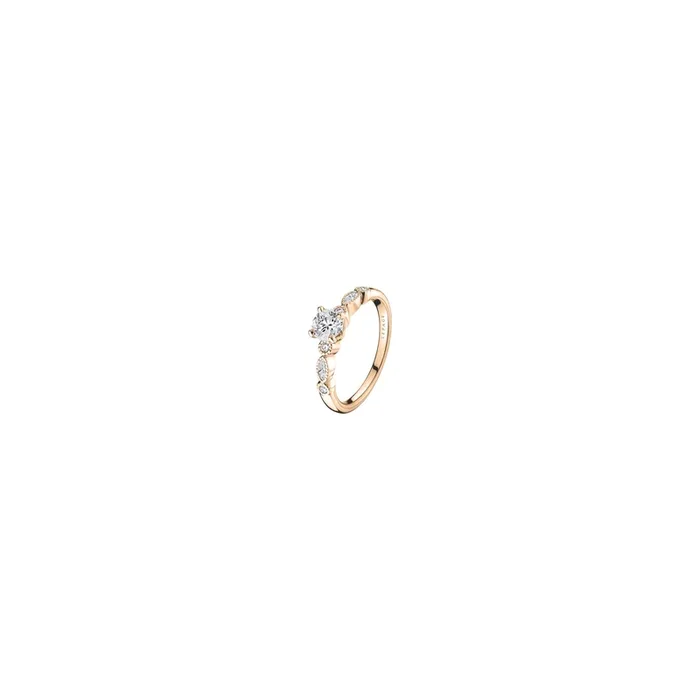 Leon engagement ring in rose gold and diamonds | LEPAGE