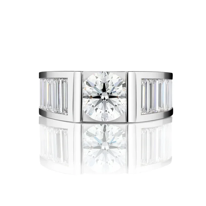 Lepage L’Audacieuse ring in white gold and diamonds / Lepage