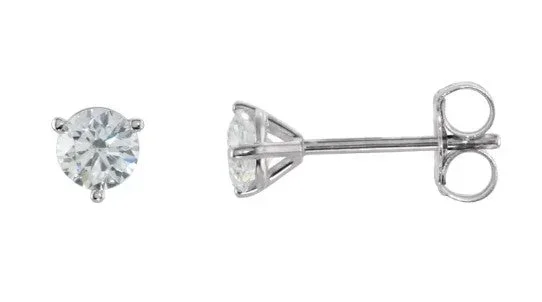LEWIS COLLECTIONS 1/2 CTW Diamond Stud Earrings in 14K WG