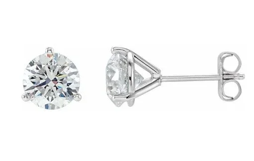 LEWIS COLLECTIONS 2ct TW Diamond Stud Earrings in 14k WG