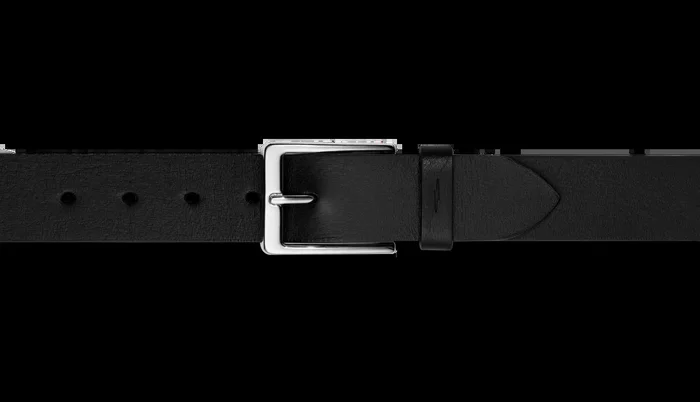 Lightning Bolt Keeper Belt – Black