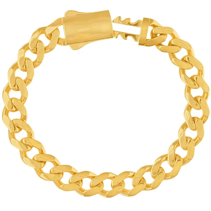 Link Hollow Bracelet in 18K Gold