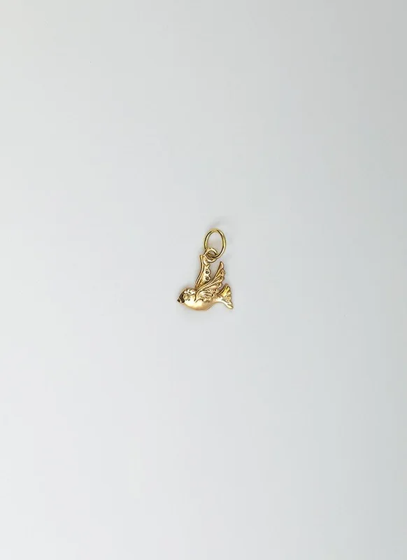 Little bird bedel 14k goud