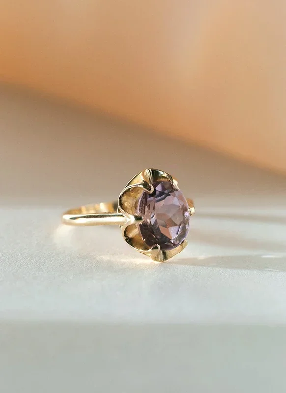 Lizzy ametrine ring 14k goud