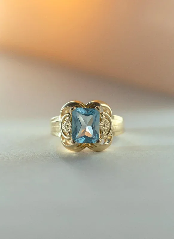Loena topaas ring 14k goud