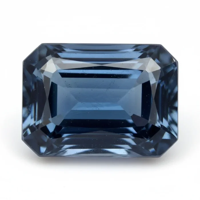 London Blue topaz 1PC Chunky 15×20 MM Emerald Faceted Blue Pure Semi Precious Loose Gems