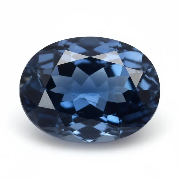 London Blue topaz 1PC Large 10×14 MM Oval Faceted Blue Splendid Semi Precious Loose Gemstone