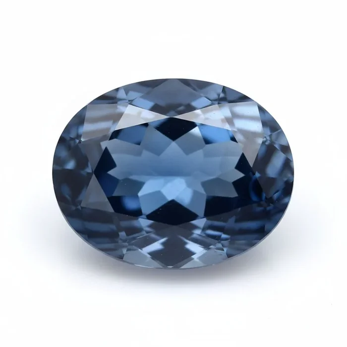 London Blue topaz 1PC Large 8×12 MM Oval Faceted Blue Sparkling Semi Precious Gems