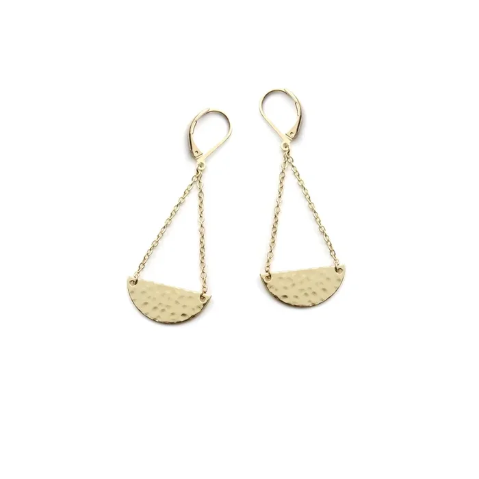 Long earrings – Moon pure