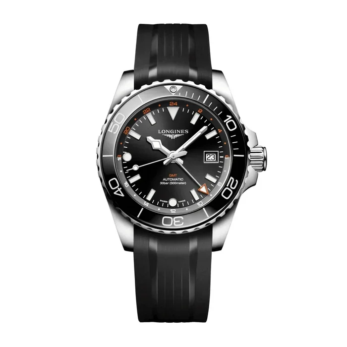 Longines Hydroconquest GMT Auto 41 mm Watch L3.790.4.56.9 – Lepage