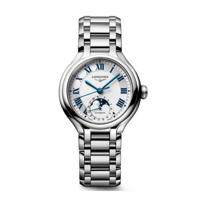 Longines PrimaLuna Moonphase L8.126.4.71.6 Watch – Steel 34 mm – Lepage