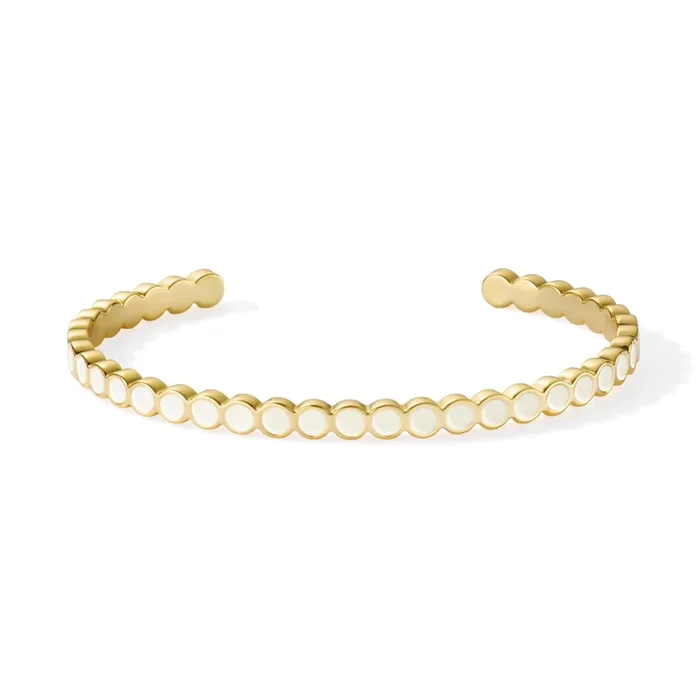 Lumi II Classic Bangle – Sand White