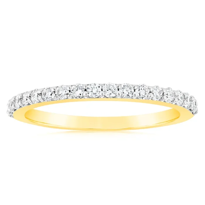 Luminesce Lab Grown 1/3 Carat Diamond Eternity Straight in 18ct Yellow Gold