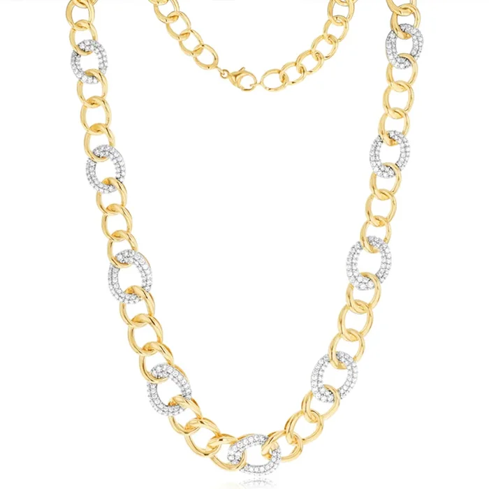 Luminesce Lab Grown 4.5 Carat Diamond Necklace in 9ct Yellow Gold