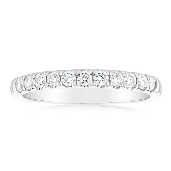 Luminesce Lab Grown Diamond 1/3 Carat Eternity Ring in 9ct White Gold