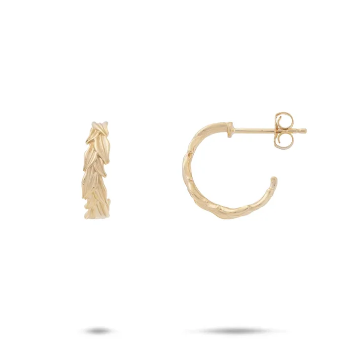 Maile Earrings in Gold – 15mm