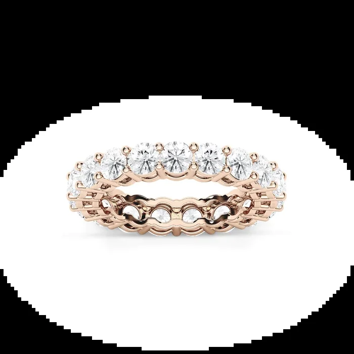 Makenna Round Lab Grown Diamond Shared Prong Eternity Band