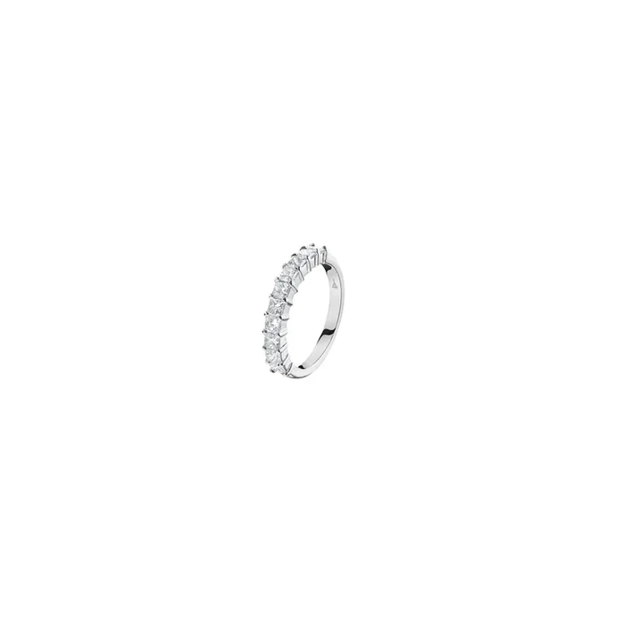 Malicieuse wedding ring-white gold-princess-cut diamonds | LEPAGE