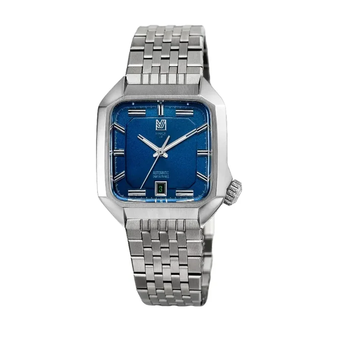 March LA.B AM2 Automatic Navy steel bracelet – Lepage