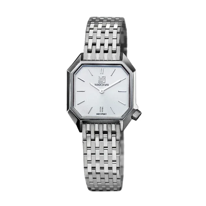 March LA.B Dandy Mansart Electrique White steel bracelet – Lepage