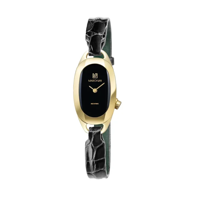 March LA.B Oblongue Continental alligator leather strap – Lepage