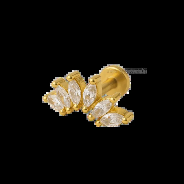 Margery Flat Studs – PAIR