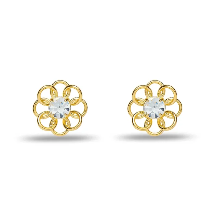 Marigold Stud Earrings in Gold
