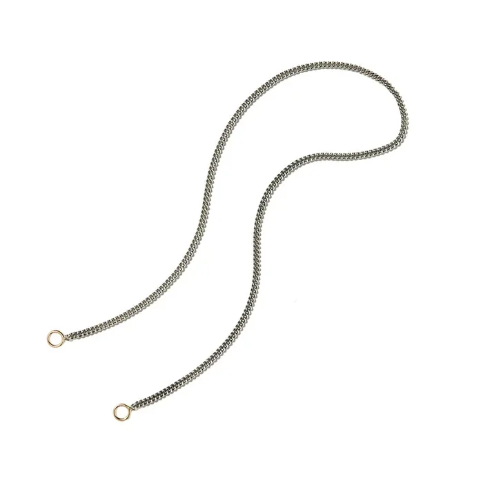 Marla Aaron Silver Not So Heavy Curb Chain Necklace