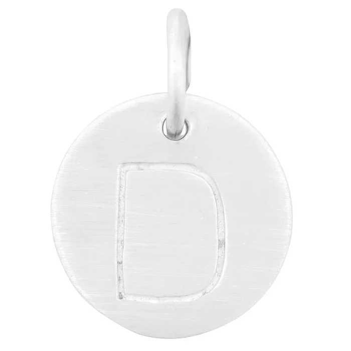 Matte Letter D Charm – FINAL SALE