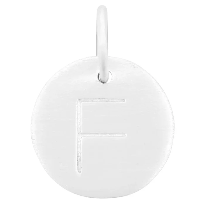 Matte Letter F Charm – FINAL SALE
