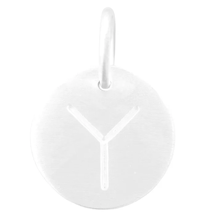 Matte Letter Y Charm – FINAL SALE