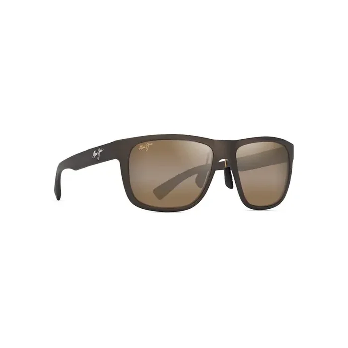 Maui Jim PUAKEA Polarized Rectangular Sunglasses – Matte Brown