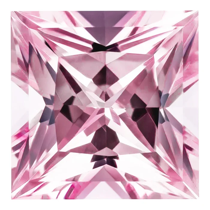MD Fixed Princess Cut Side Stones 0.5ct x 2 (4mm) – Pink Champagne Sapphire