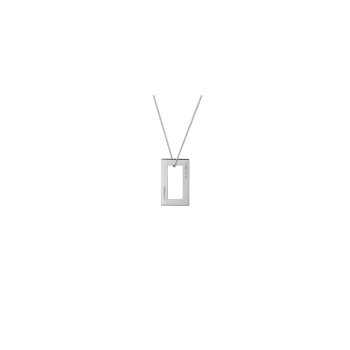 Medal le gramme Rectangle 3.4 grams silver LGCARBR08134 – Lepage