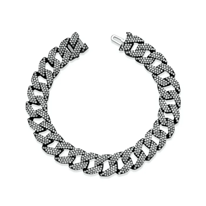 MEN’S DIAMOND GEO LINK BRACELET