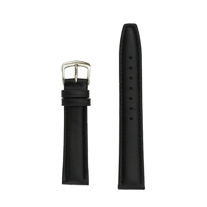 Men’s Genuine Oil-Tan Leather Watch Band – Black